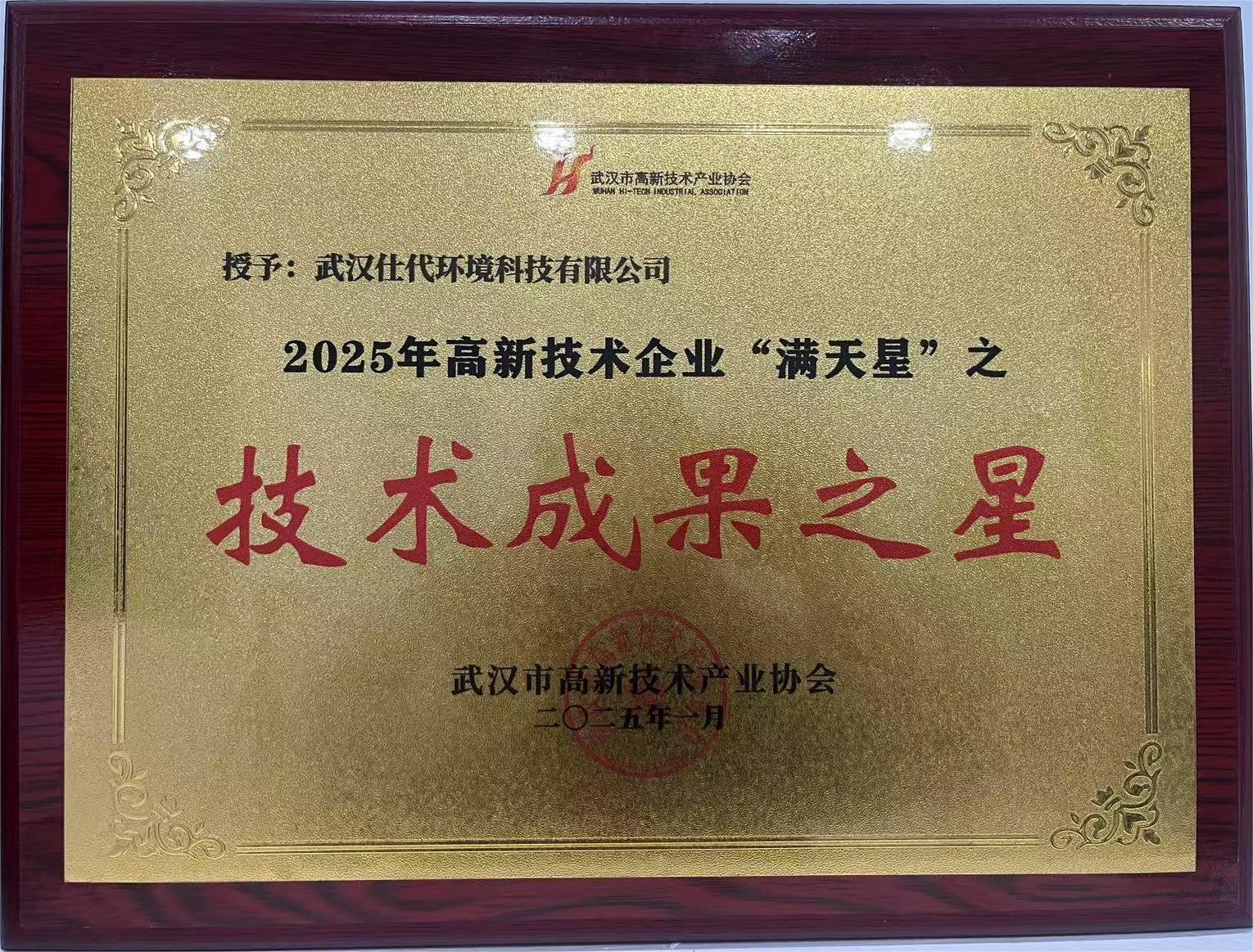 2025年高新技术企业“满天星”之技术成果之星